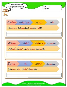 B sesi Çalışma Sayfaları